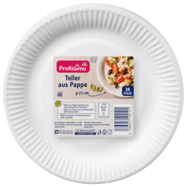 Papirni tanjiri 23cm PROFISSIMO 25kom 0