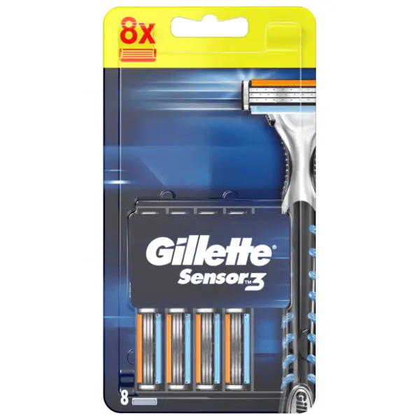 Patrone GILLETTE Sensor 3 8kom 0