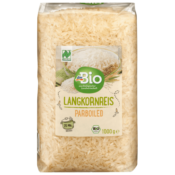 Pirinač DM BIO pretkuvani dugo zrno 1kg 0