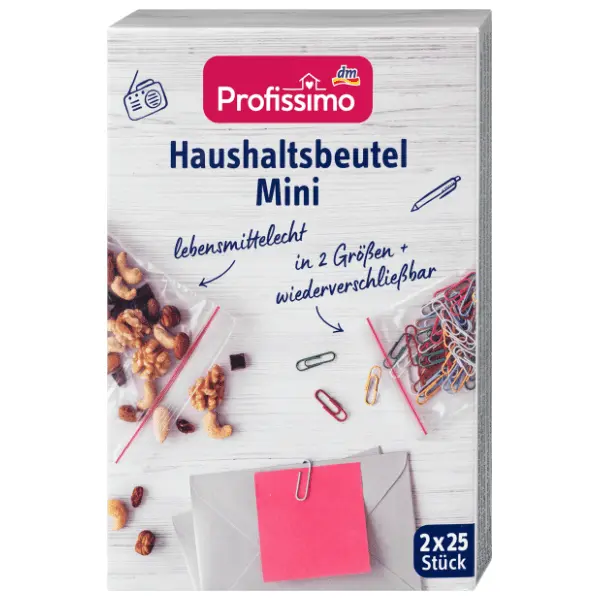 PROFISSIMO mini kese za zamrzivač sa zip zatvaračem 2x25kom 0