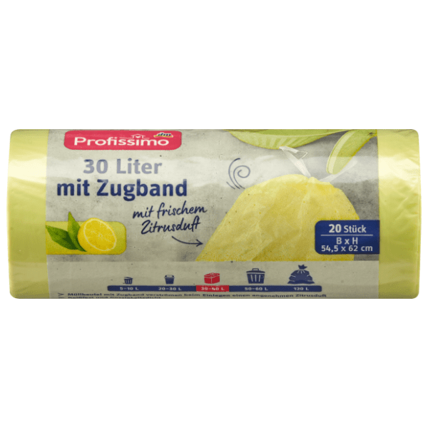 PROFISSIMO mirisne kese za smeće sa ručkama citrus 30l 20kom 0