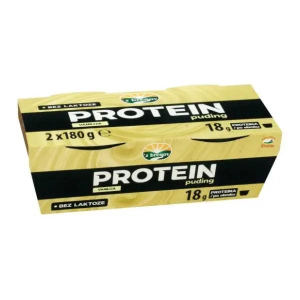 Puding Z'BREGOV protein vanila 2x180g 0