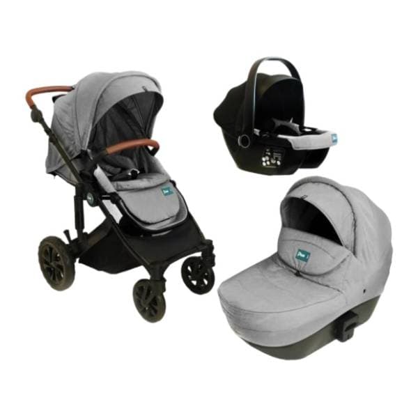 PUERRI kolica za bebe 3 u 1 Diamond grey 0