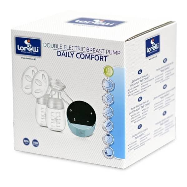 Pumpica za izmazanje LORELLI BERTONI Twin daily comfort bela 1