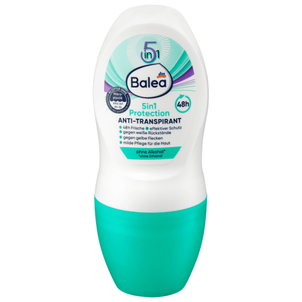 Roll-on BALEA 5in1 protection anti-transpirant 50ml 0