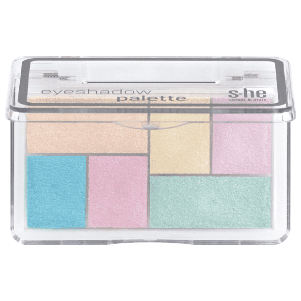 S-HE COLOUR&STYLE paleta senki za oči 185/006 0