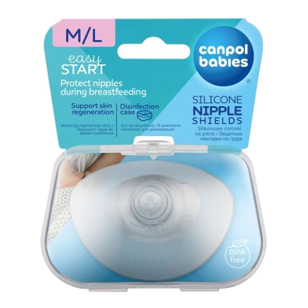 Silikonske bradavice CANPOL BABIES Easy start M/L 0