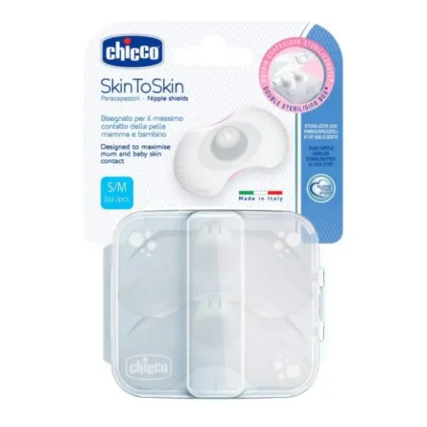 Silikonske bradavice CHICCO S/M 2kom 0