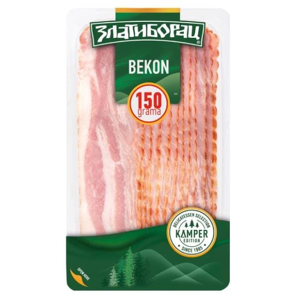 Slanina ZLATIBORAC bekon kamper 150g 0