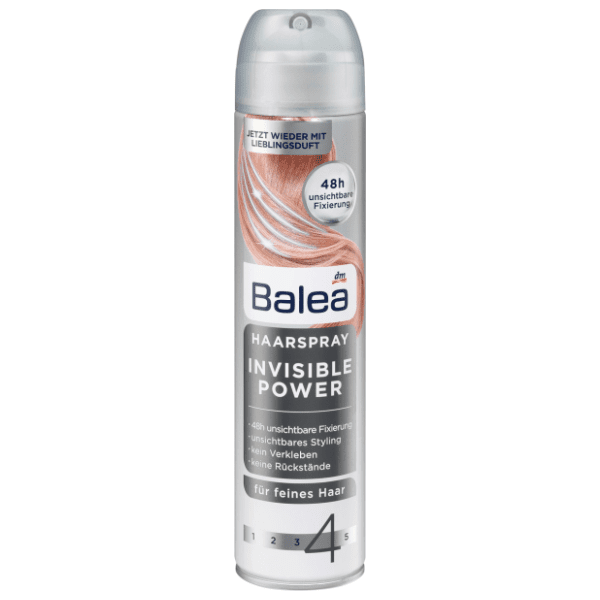 Sprej za učvršćivanje tanke kose BALEA Invisible power 4 300ml 0