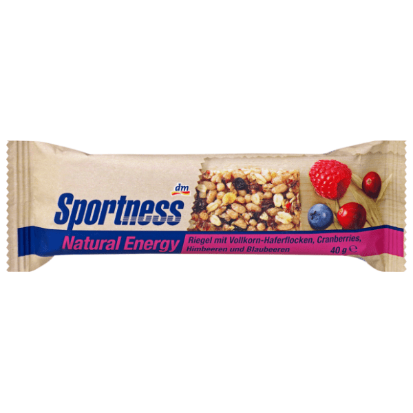 Štanglica SPORTNESS Natural energy 40g 0