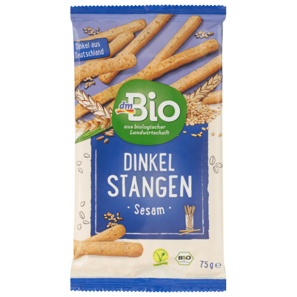 Štapići DM BIO od spelte sa susamom 75g 0