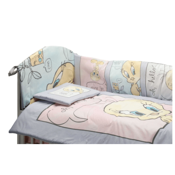 STEFAN posteljina sa ogradicom za bebe Tweety 0