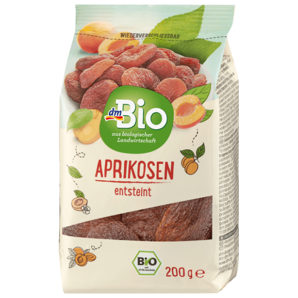Suva kajsija DM BIO bez koštice 200g 0