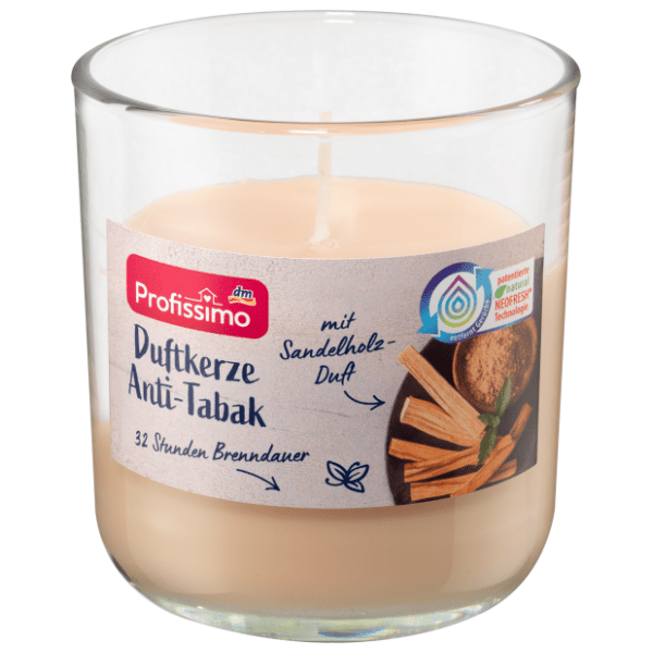 Sveća u čaši PROFISSIMO anti-tabak 1kom 0
