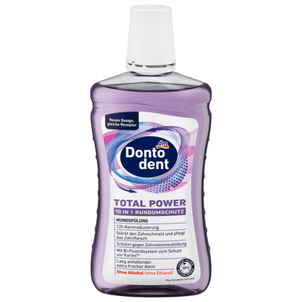 Tečnost za ispiranje usta DONTODENT Total power 10u1 500ml 0