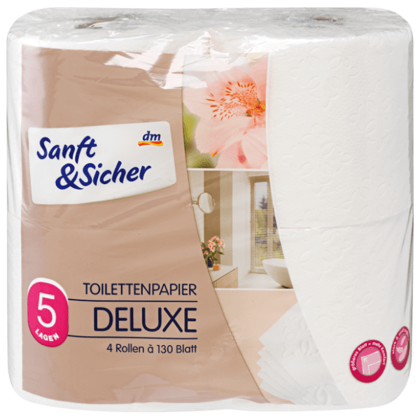Toalet papir SANFT&SICHER deluxe 5slojeva 4kom 0