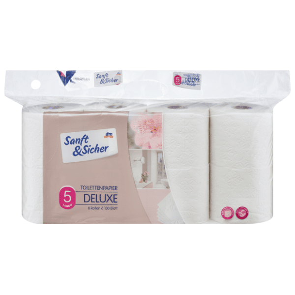 Toalet papir SANFT&SICHER deluxe 5slojeva 8kom 0