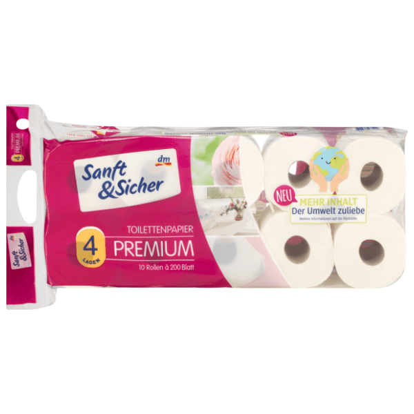 Toalet papir SANFT&SICHER premium 4sloja 10kom 0