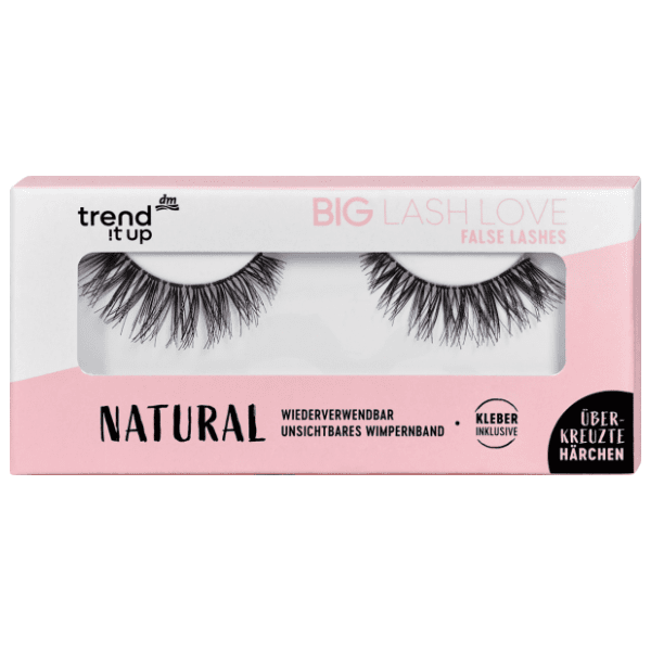 TREND IT UP Big lash love veštačke trepavice natural 1kom 0