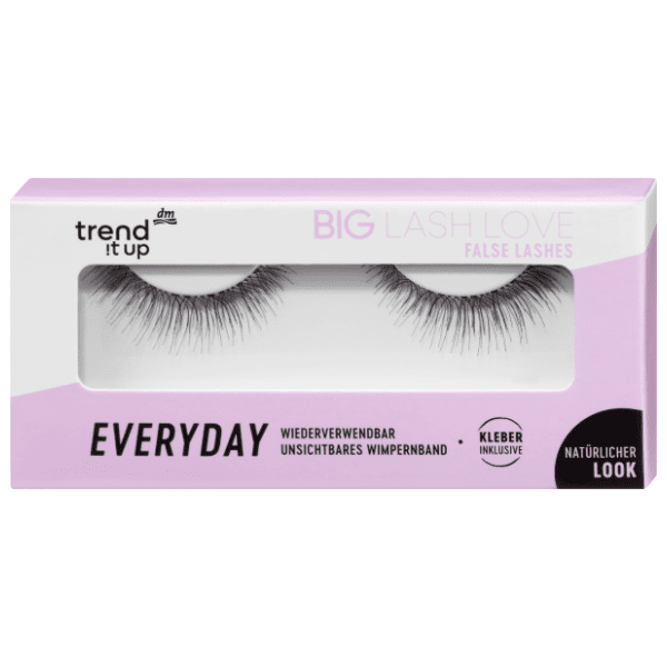 TREND IT UP Everyday big lash love veštačke trepavice + lepak 0