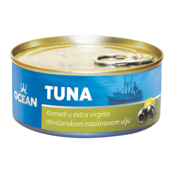Tunjevina OCEAN komadi u maslinovom ulju 160g 0