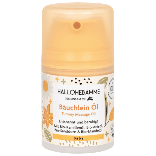 Ulje HALLOHEBAMME za bebin stomak 50ml 0