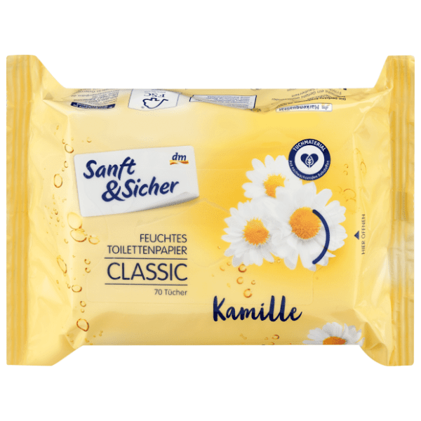 Vlažni toalet papir SANFT&SICHER classic kamilica 70kom 0