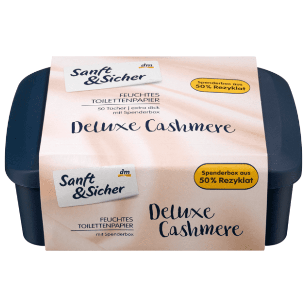 Vlažni toalet papir SANFT&SICHER deluxe cashmere kutija 50kom 0