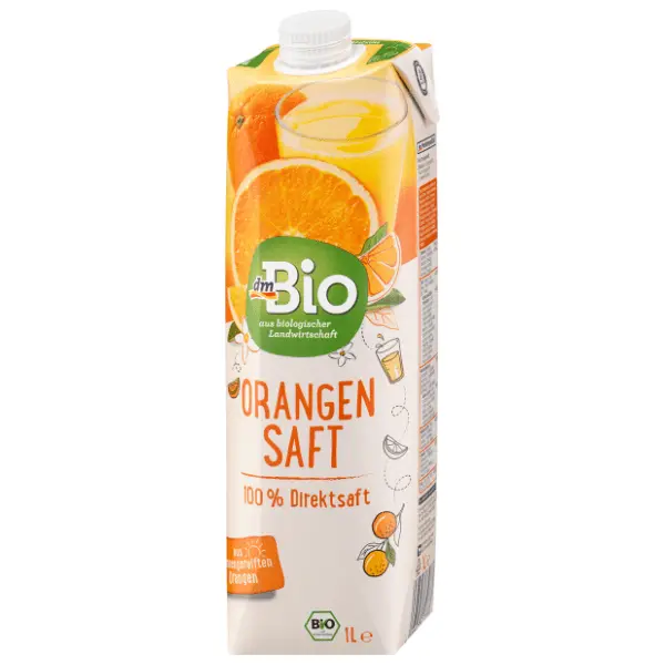 Voćni sok DM BIO pomorandža 100% 1l 0