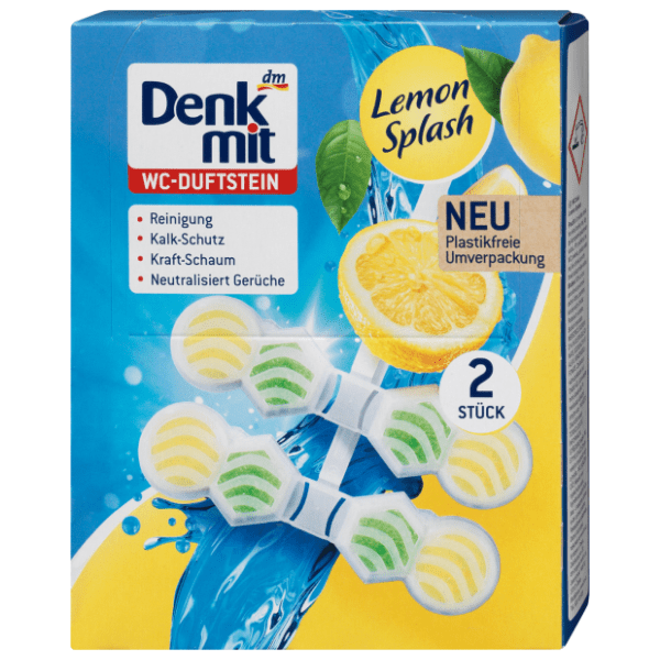 WC kamen DENKMIT lemon splash 2x48g 0