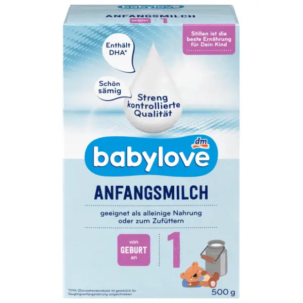 Zamensko mleko BABYLOVE 1 500g 0