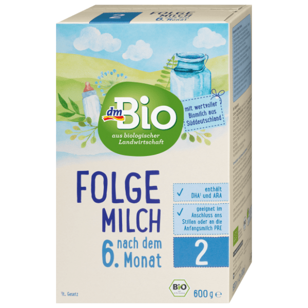 Zamensko mleko DM BIO 2 600g 0