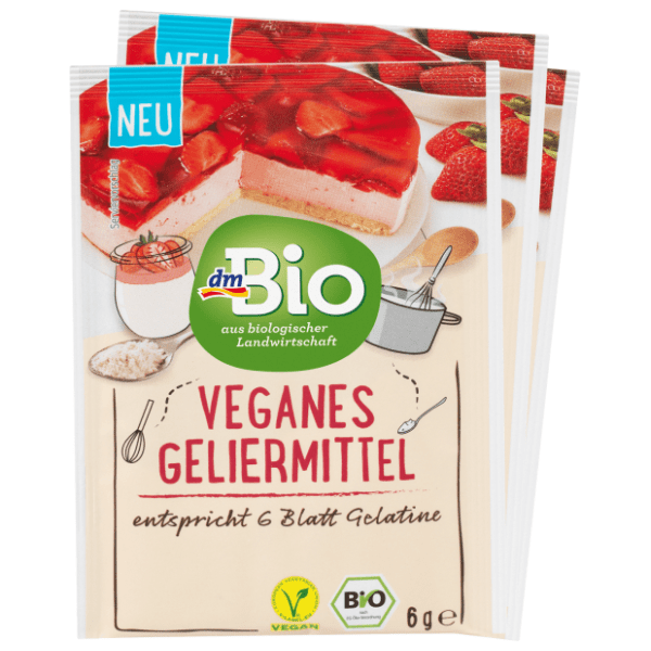 Želatin DM BIO veganski 3x6g 0