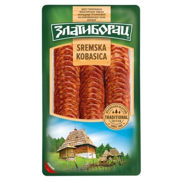 ZLATIBORAC Sremska kobasica slajs 100g 0