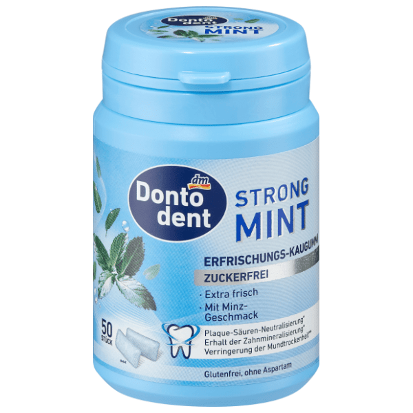 Žvake DONTODENT Strong mint 50kom 0