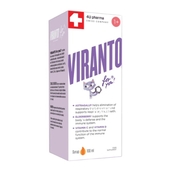 4U PHARMA Viranto for you sirup 1g+ 100ml 0