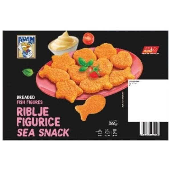 ADAM panirane riblje figurice 300g 0