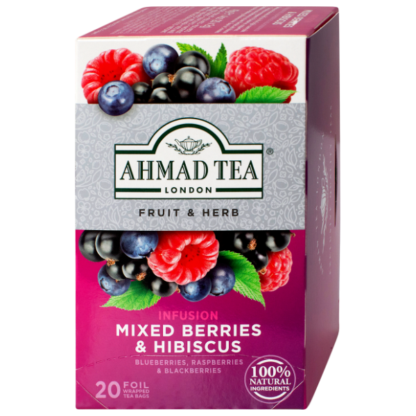 AHMAD TEA čaj mixed berries & hibiscus 20kom 0