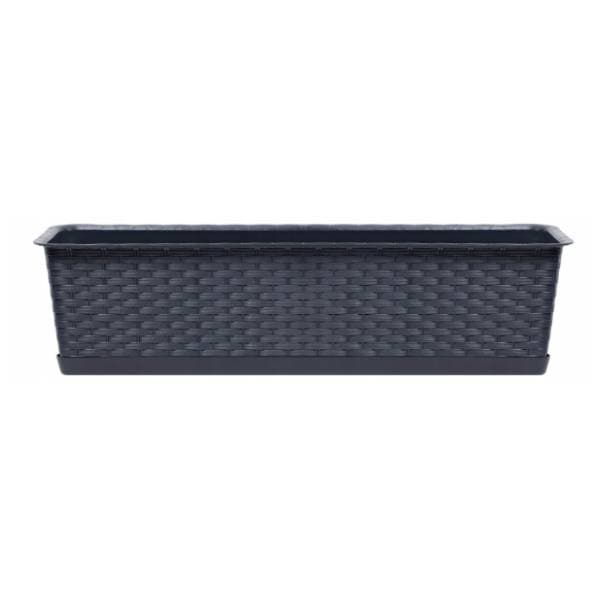 Balkonska saksija PROSPERPLAST Ratolla 49x17x15cm antracit 0