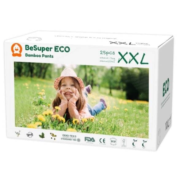 BESUPER pelene pants eco bamboo XXL 100kom 0