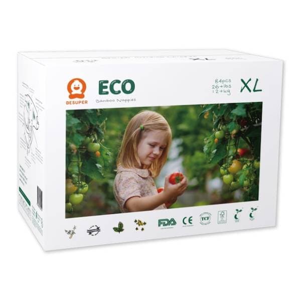 BESUPER pelene eco bamboo XL 84kom 0