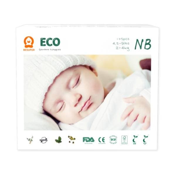 BESUPER pelene eco bamboo NB 105kom 0