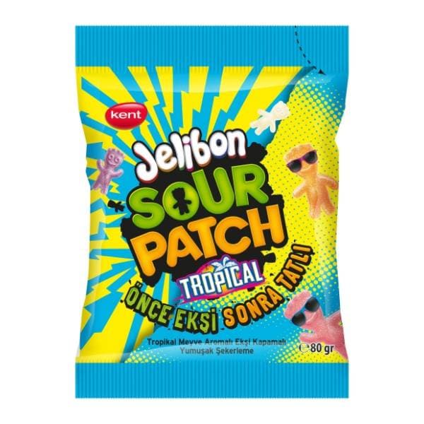 Gumene bombone KENT sour patch tropical 80g 0