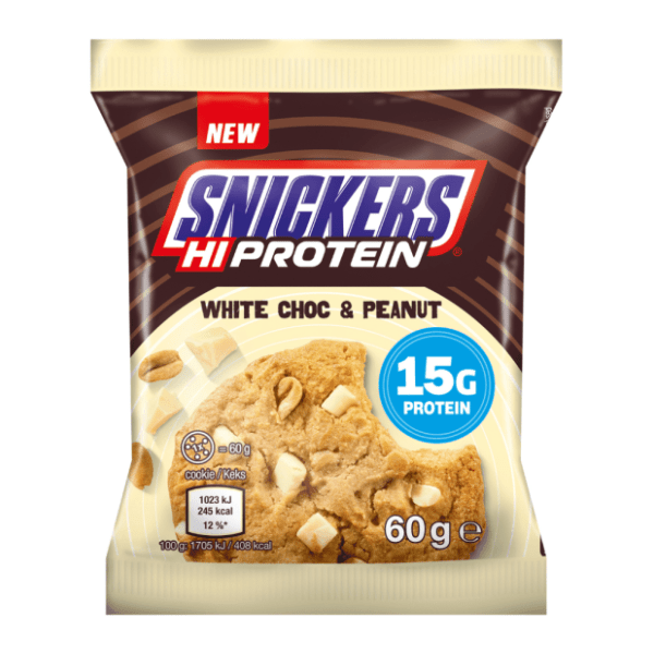 Keks SNICKERS Hi protein cookies white chocolate & peanut 60g 0
