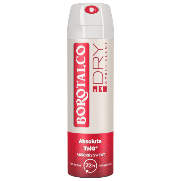 Dezodorans BOROTALCO Men amber scent 150ml 0