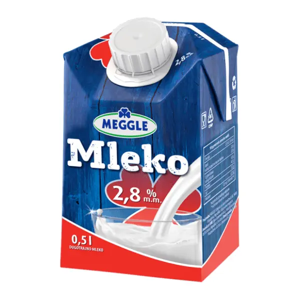 Dugotrajno mleko MEGGLE 2,8%mm 500ml 0