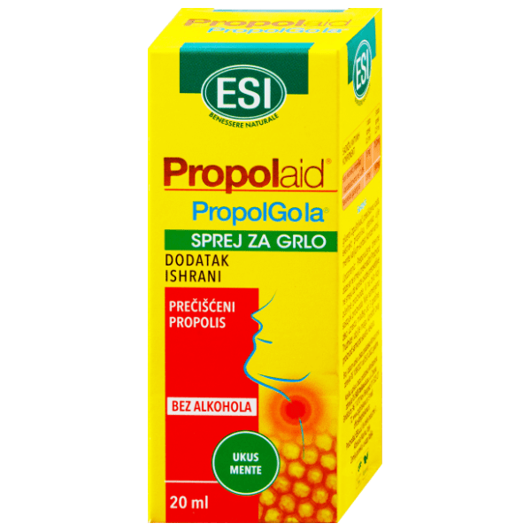 ESI SRL Propolaid Propolgola sprej za grlo 20 ml 0