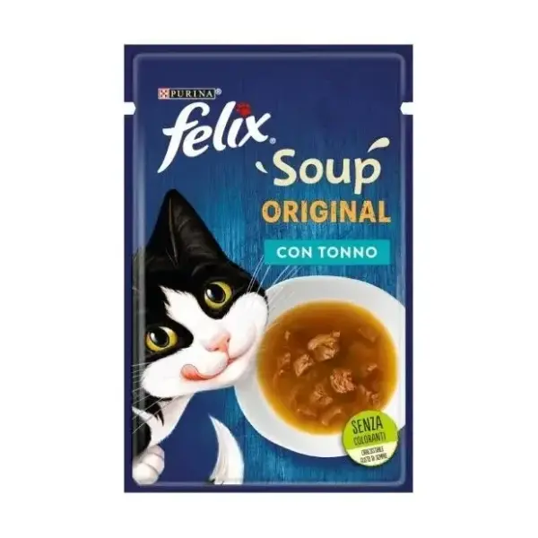 FELIX hrana za mačke supa piletina 48g 0