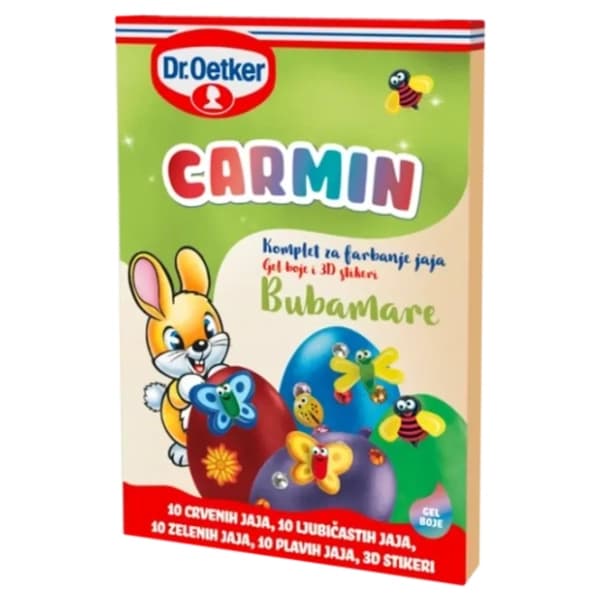 Gel boja za jaja i 3D stikeri carmin DR. OETKER 0